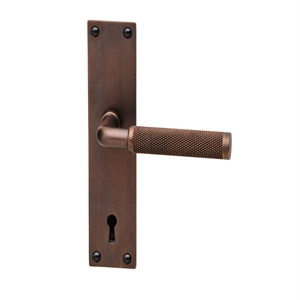 Dørgreb Lexington langskilt, bronze / bruneret